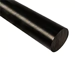 ABS Rod - Black Machine Grade