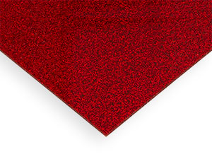 12 x 20 Red Glitter Cast Acrylic Sheet