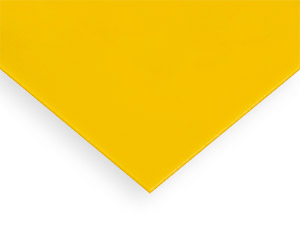 Acrylic Cast Paper Mask Sheet | Translucent 2037 Yellow