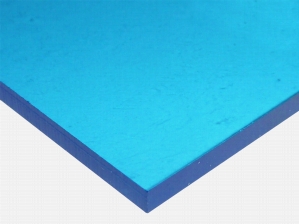Acrylic Sheet - Blue 2069 Cast Paper-Masked (Transparent 55%)