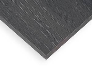 TimberLine Dark Ash Woodgrain HDPE Sheet - Cut-to-Size