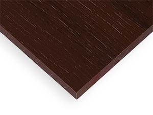 Plastic Lumber | Mahogany HDPE Plastic Woodgrain Sheet