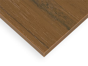 TimberLine Teak Woodgrain HDPE Sheet - Cut-to-Size