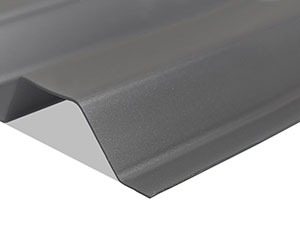 Solar Control Silver Corrugated Polycarbonate | 3 Corrugation Width