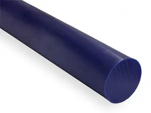 UHMW Rod | Blue Colored UHMW Rods (FDA Compliant)