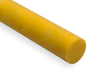 Yellow Reprocessed UHMW Rod