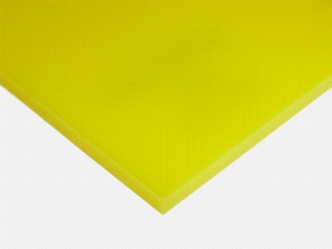 Acrylic Sheet - Yellow 2037 / 1RK30 Cast Paper-Masked (Translucent 23%)